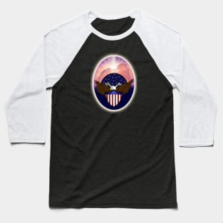 The Great Seal Glowing Oval (Small Print) Baseball T-Shirt